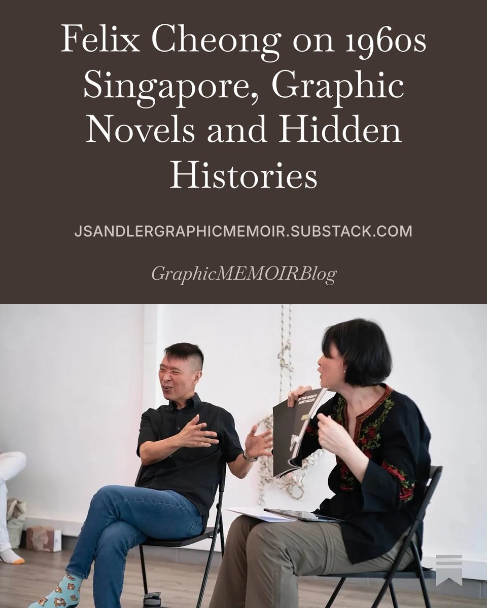 jsandler1978's tweet photo. From Cold War espionage to the 1967 koro epidemic, Singaporean writer &amp; graphic novelist Felix Cheong discusses uncovering forgotten history through comics, 
Read the interview:
 https://t.co/uQvgMzeImS https://t.co/1eA2rAaHWK