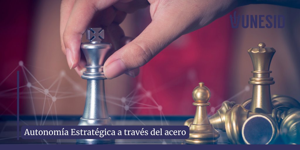UNESID's tweet photo. 🏭  La autonomía estratégica de Europa empieza por su capacidad para producir los materiales que necesita.

🔩  Infraestructuras, energía, automoción, transporte o defensa dependen de una industria siderúrgica sólida y competitiva. No hay autonomía estratégica sin acero  🇪🇺 https://t.co/xUO3mmc0Py