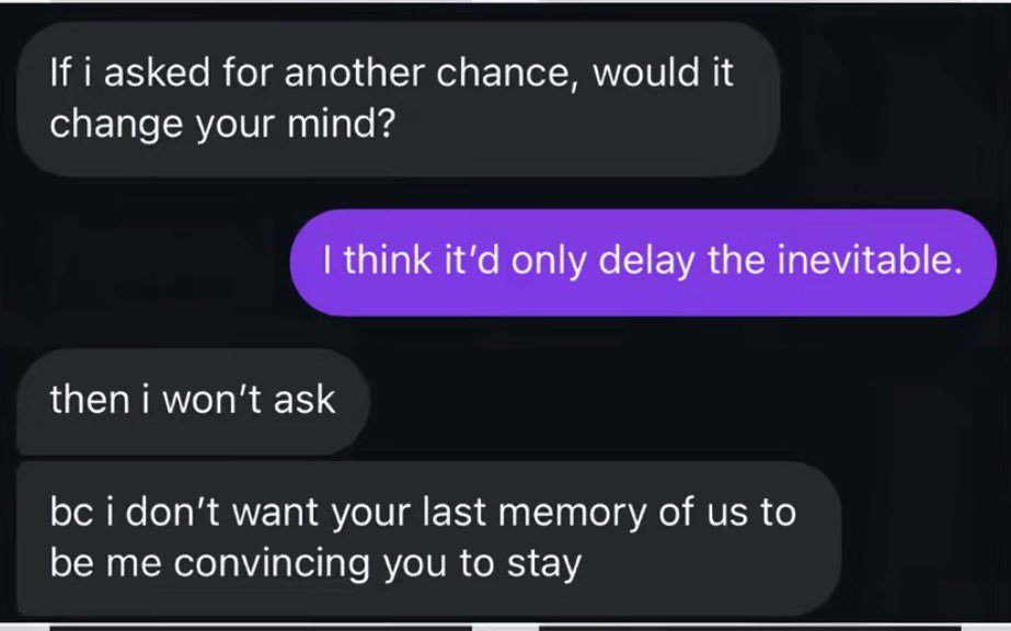 _babygirlabby's tweet photo. The silence after this breakup conversation is definitely going to be louder than anything they said https://t.co/ZpnJPKLHlq