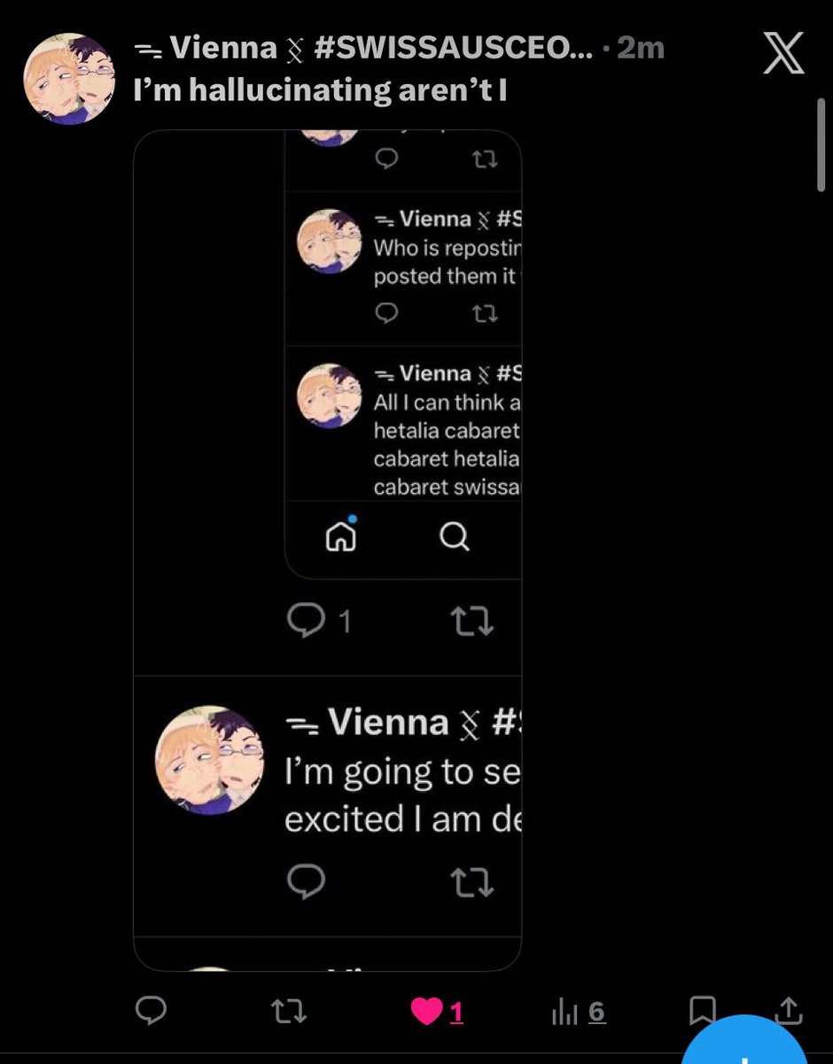 susouvent's tweet photo. VIENNA IM SORRY 😭😭I JUST SAW THE NOTIF ABOUT CABARET 😭😭😭😭😭😭😭😭😭😭😭😭IM 😭😭😭😭SORRYH😭😭AND IT WONT LET ME TALK😭😭😭😭😭😭😭😭😭IM SO SORRY😭😭😭URE NOT INSANE IM JUST CHRONICALLY ONLINE https://t.co/1caXk7kjrC