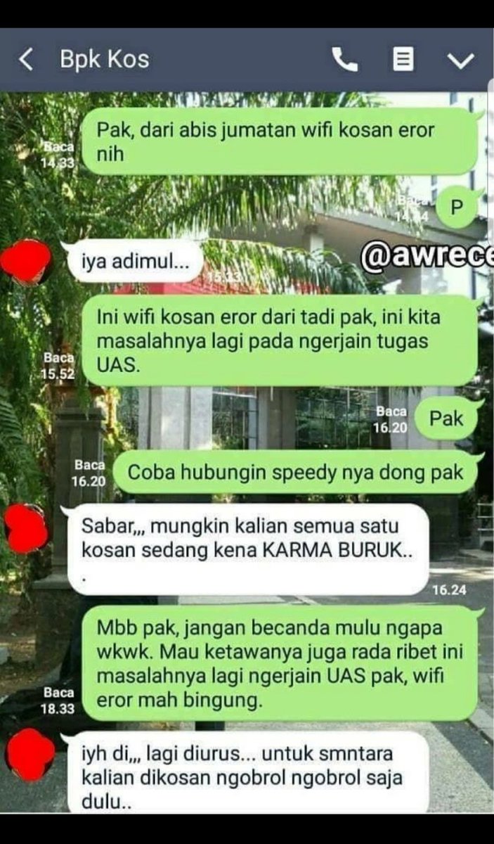Akhnfh_'s tweet photo. Pak Ruslan masih jadi favorit bapak kos https://t.co/cd4CrmZMqR