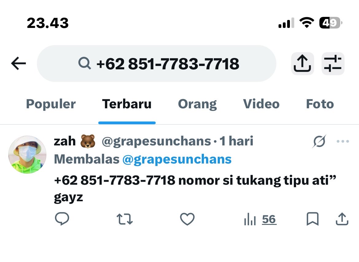 mayje_nana's tweet photo. HALO  HELP RT
@toilyet PENIPU APIPI‼️‼️‼️‼️‼️‼️
SCAM DENGAN NGAMBIL BUKTI TESTI DARI AKU DAN BA LAIN NYA!‼️😡😡😡‼️‼️ 

085177837718 nomer wa / gopay ‼️ https://t.co/hyfeZlqmZd
