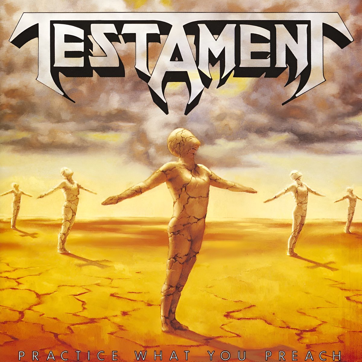 ThisDayInMETAL's tweet photo. On This Day in Metal August 4, 1989

Testament released their third studio album, Practice What You Preach.

Marking a more melodic and refined direction while losing none of their trademark aggression, the album became the band’s biggest commercial success. Fueled by classics like “Practice What You Preach,” “The Ballad,” “Greenhouse Effect,” and “Nightmare (Coming Back to You),” it proved Testament could evolve without sacrificing their thrash metal roots.

A true late-‘80s thrash classic that still stands among the genre’s finest.

What’s your favorite track from Practice What You Preach?

#ThisDayInMetal #Testament #PracticeWhatYouPreach #ThrashMetal #HeavyMetal