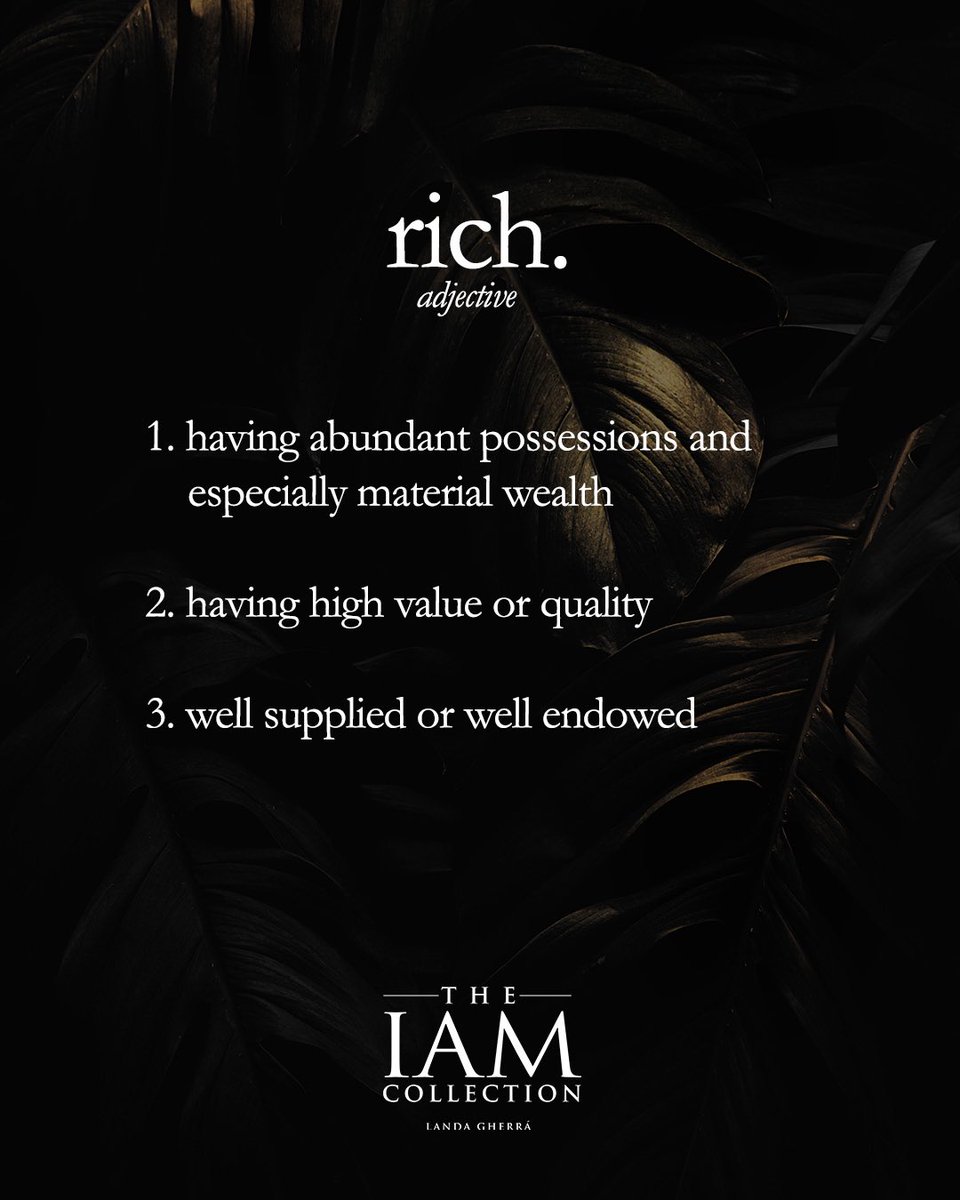 landagherra's tweet photo. rich.
to have high value or quality.

7 of 12 from the IAM Collection from Landa Gherrá 

Available at https://t.co/QKna9YbxzL

#rich #richlifestyle #wealth #summer https://t.co/hxmpmLinRO