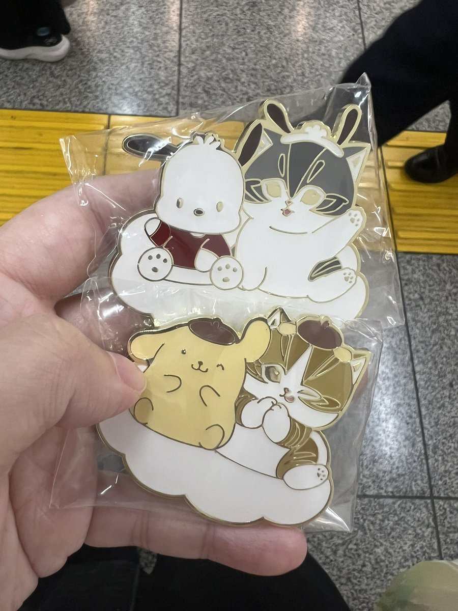 811cnbn's tweet photo. 【交換】モフサンド mofusand サンリオ サンリオキャラクターズ ピンズコレクション

譲:ポチャッコ、ポムポムプリン
求:クロミ、シナモン

現在、東京駅におります。現地で交換可能な方いましたら、何卒よろしくお願いいたします🙇🏻‍♀️ https://t.co/rBLHcPQypt