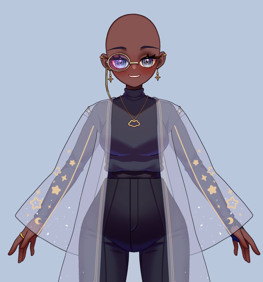 CloudyDreamerVT's tweet photo. Please accept a bald toggle and a maid dress redeem as thanks for 200. 
#VtuberEN #Vtuber #IndieVtuber https://t.co/pON6UYAHXc