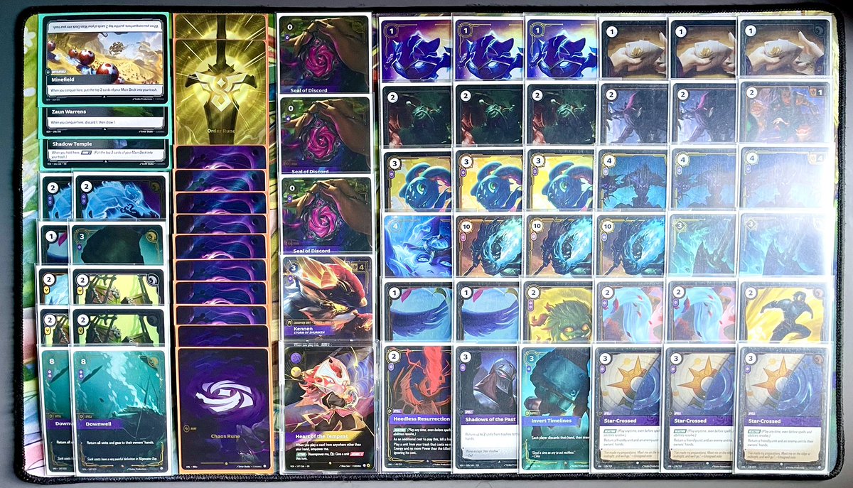 ilhamochamad's tweet photo. 🥇1st Place Riftbound Nexus Night
12 players
Used: 🟣🟡 Kennen
⭕️⭕️　　vs 🟣🔵 Mel　　
⭕️⭕️　　vs 🔵🟡 Viktor　
❌⭕️⭕️  vs 🔴🔵 Jhin
❌⭕️⭕️  vs 🟢🟠 Yi (starter)

Trying to jump into #Riftbound 🎯

Riftbound Kennen Chaos
@riftdecks https://t.co/Jy1o6Rj7DO