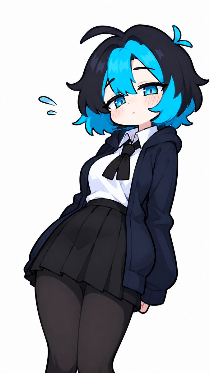 FiregartMC_Owo's tweet photo. @elpromemero_art Algo así se ve Akuita (dibujo mío) aunque pues orita trae pelo corto pero puede tenerlo de ambas, respetando la coloración https://t.co/Nje4E2jcGS