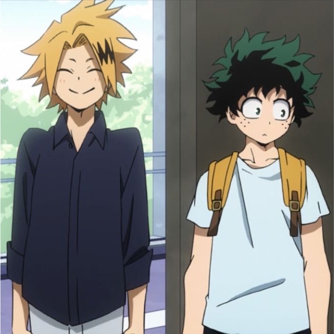 katsukiarms's tweet photo. in fact denki is taller than izuku, so. . you can imagine how izuku looks next to the BIG katsuki is. ( ◠‿◠ ) https://t.co/dvs72Sdkov