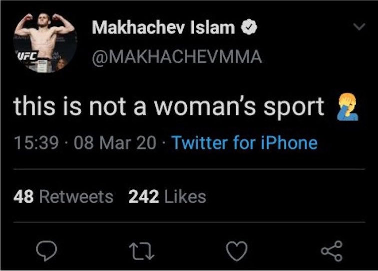 favinaas's tweet photo. genuinely u cannot pay me to ever care abt fighters being sexualized especially the hyper religious ones. yall don’t know how much joy it brings me that this guy is the most gooned to fighter of them all #karma https://t.co/1CH8Ycifgl