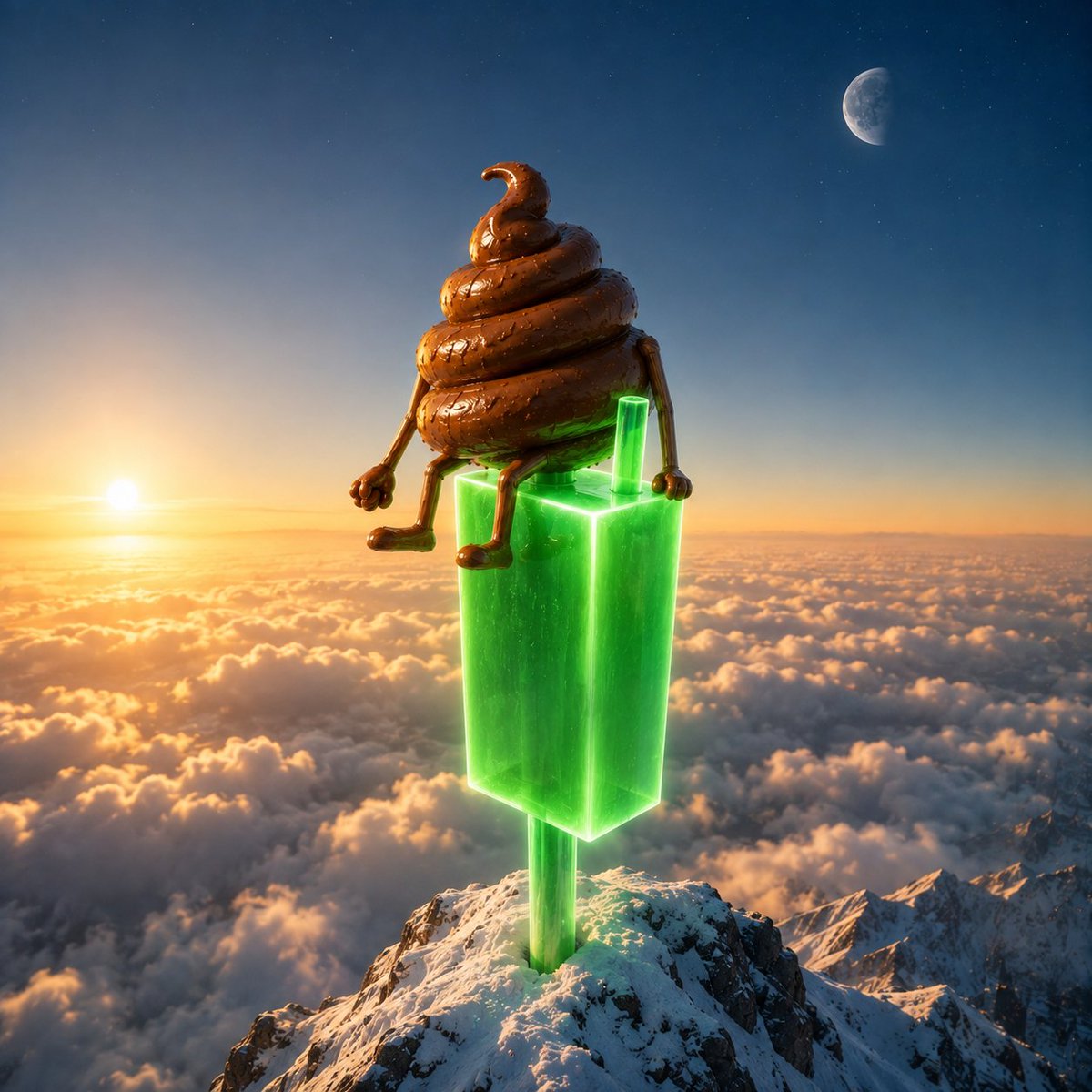 larryislockedin's tweet photo. $poop on a stick 😂💩

we shall overcome every mountain

we shall ascend higher than you can imagine

you just need to hold &amp; believe https://t.co/kwRymrM71t