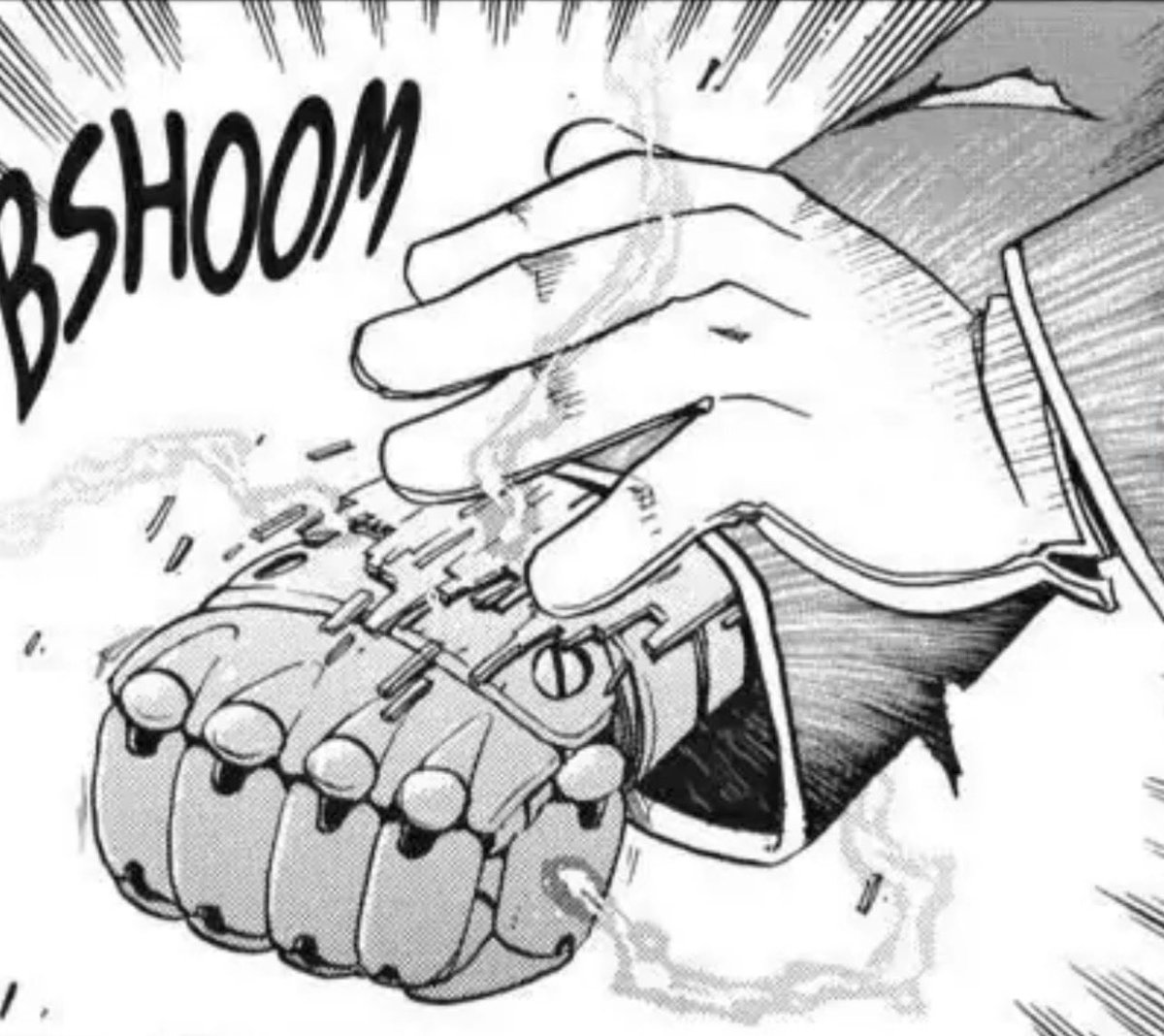 FULL_M3TAL_'s tweet photo. “ a punching bag eh? Let’s see if this suckers really accurate! ”

Ed gripped his automail, making sure everything was in shape. 

“ here goes nothing! ”

+ https://t.co/6UTVwUGPjU