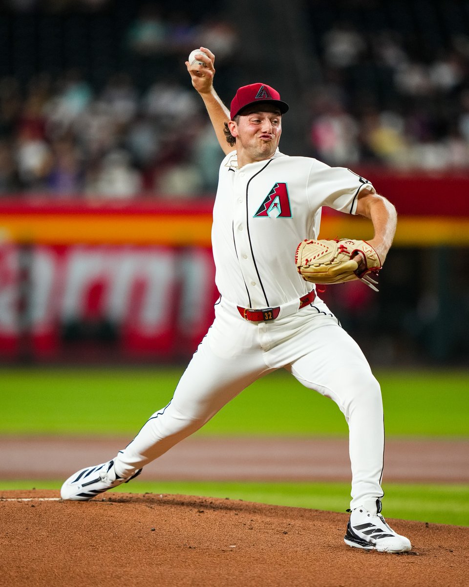 Dbacks's tweet photo. Since June 30, Brandon Pfaadt’s 6 wins lead the Majors. https://t.co/CvrIk9GV04