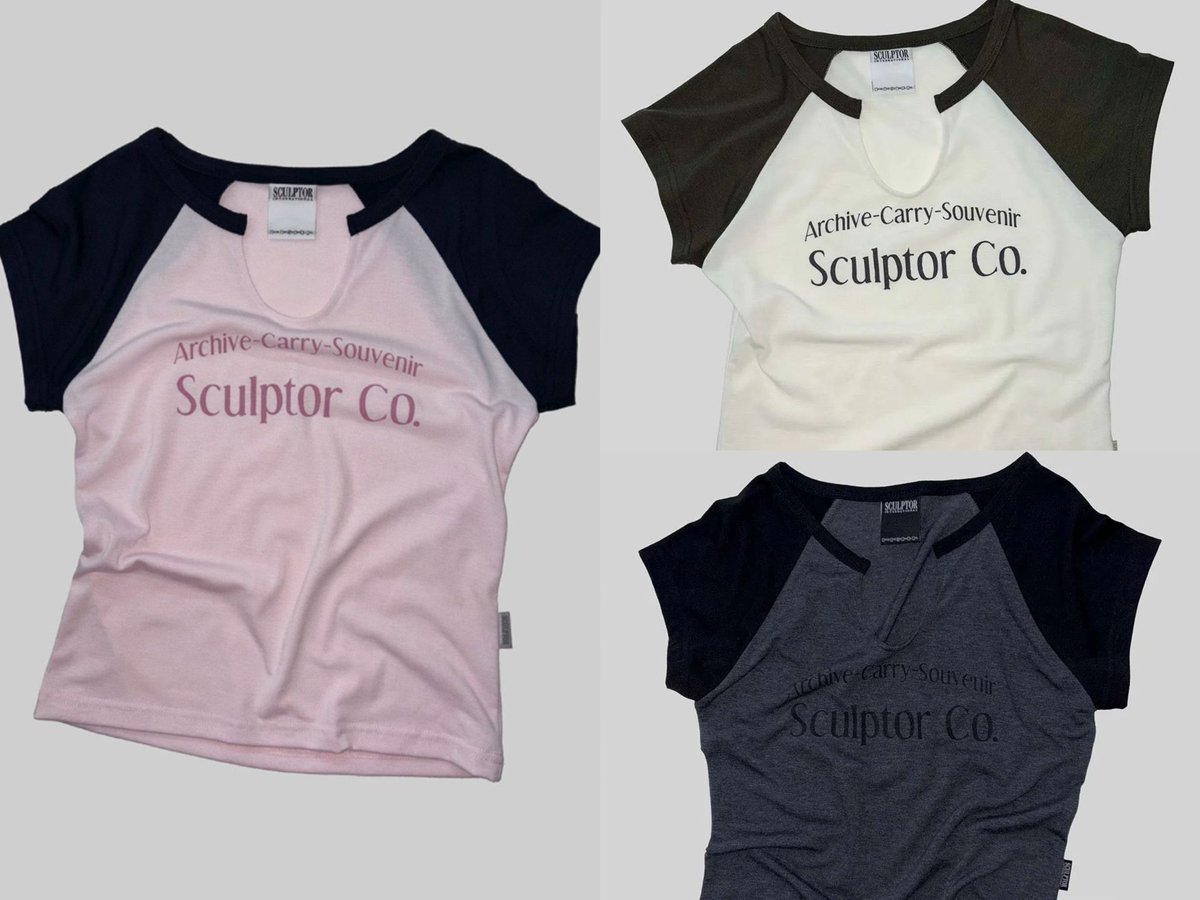 bbstoreshop's tweet photo. Preorder 🇰🇷➰*คูปองจำกัด
𐙚 Sculptor ลด 56%!
Archive raglan tee 

ᯓ★ 790 ส่งฟรี 
มัดจำ 350

#พรีเกาหลี #พรีออเดอร์เกาหลี #กดเว็บเกาหลี https://t.co/buApWrNeBl