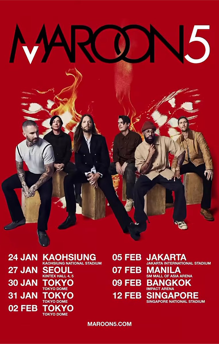 cyjmania's tweet photo. OMG MAROON5 IN JAKARTAAAAAA, kata gw semua orang konser mau bubar apa gimana sih negara ini https://t.co/4GkUAyOGM4