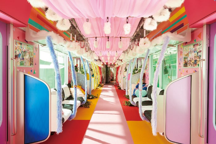 modelpress's tweet photo. FRUITS ZIPPER×東武鉄道コラボイベント
『TOBU KAWAII PROJECT』8/6より始動

 MVの世界観を再現した特別トレイン＆メンバーの限定アナウンスも🚃
https://t.co/7wpSg7tjSO

沿線街歩き気分を楽しめるデジタルスタンプラリーも開催✨️

#ふるっぱー https://t.co/NovYk7JfAp