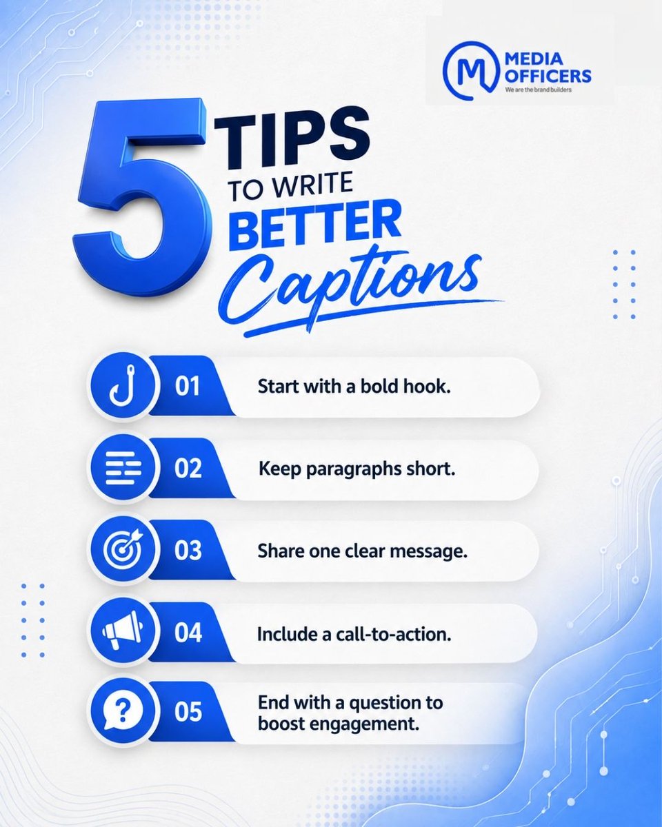 mediaofficers's tweet photo. Great captions don't happen by accident—they're written with intention. ✍️
If your posts aren't getting the engagement they deserve, your caption might be the missing piece.
#ContentWriting #SocialMediaMarketing #DigitalMarketing #ContentCreator #InstagramTips https://t.co/bNgUL3oyPi
