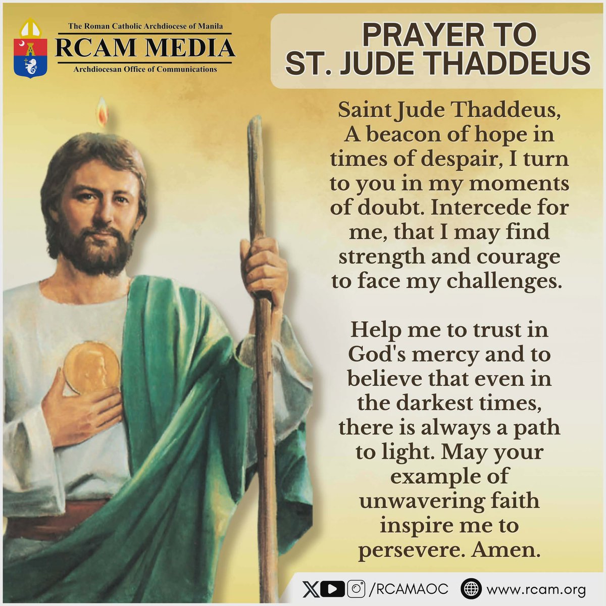 rcamaoc's tweet photo. Saint Roch, pray for us. 🙏

#RCAMMedia
#TeamAOC
#ArchdioceseOfManila
#WeAreManila
#SaintRoch🙏 https://t.co/JnFXHzW2r4