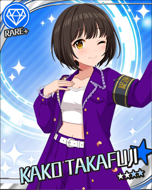 nino_minagawa's tweet photo. デレの特攻服、もといシンデレラガール総選挙2026応援衣装「真纏麗羅武闘服」。
なんとなくモバマスの月末RとかR＋を思い出した人が多いんじゃないかと思い、
せっかくなのであの手のガチャRに出てこなかった面々でカード風。
ちょっと懐かしい雰囲気味わえますか？
#モバマスコラ https://t.co/bokUFroA4k