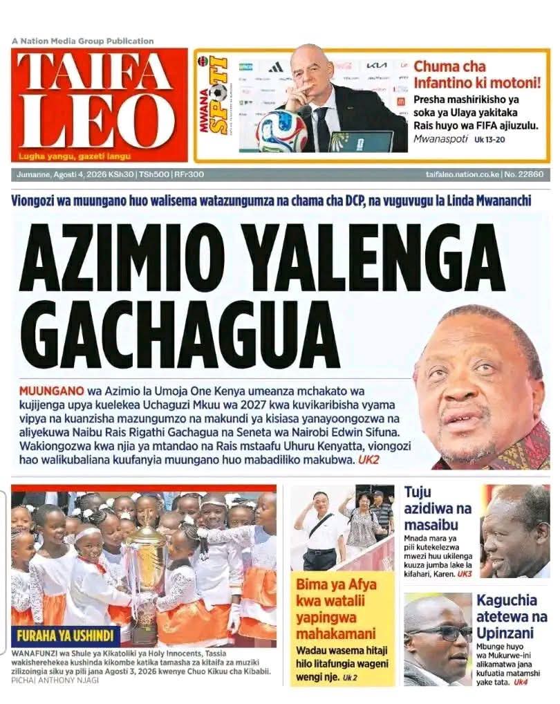 stephenkariske's tweet photo. Azimio la Umoja limeanza mazungumzo na chama cha DCP pamoja na vuguvugu la Linda Mwananchi katika juhudi za kuunda muungano mpana wa upinzani kuelekea Uchaguzi Mkuu wa 2027. Siasa za Kenya zinaendelea kuchukua mkondo mpya. ๐ฐ๐ช #Kenya2027 #Azimio #Siasa https://t.co/XujFe9Xyz5