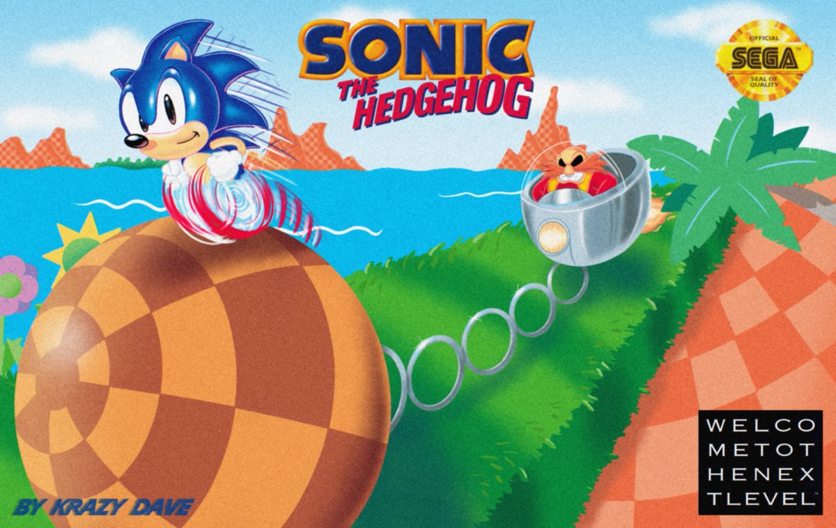 KrazyDaveComics's tweet photo. Let the bad times, roll over! #Sonicthehedgehog #digitalart #welcometothenextlevel https://t.co/DdY7kQ52NU