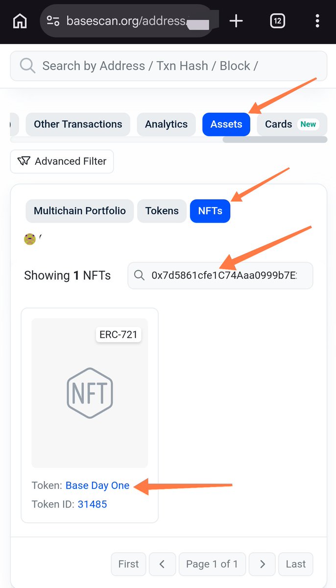xyzvikram102030's tweet photo. 🚨 $BASE OGs, check your wallet 👀

If you used Base on August 9, 2023 (Mainnet launch day), you were eligible to mint the Base Day One NFT

If this NFT is in your wallet, you're a true Base OG 🔵

How to check:
• Go to https://t.co/22WUT5OKvb @base
• Search your wallet
• Open Assets
• Click NFTs
• Look for this contract 👇

0x7d5861cfe1C74Aaa0999b7E2651Bf2ebD2A62D89

Why it matters?

✅ Base has always rewarded onchain users through NFTs
• Onchain Summer NFTs
• Zora campaigns
• Multiple community mints

If Base launches a token/airdrop, early NFT holders could be in a strong position

OGs always move first 👀