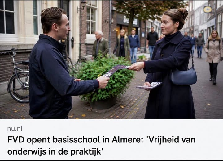 dendolly1's tweet photo. Opmerkelijk. Toen er de afgelopen jaren tientallen islamitische scholen bijkwamen, klonk uit dezelfde politieke hoek vooral applaus voor de vrijheid van onderwijs.
Diversiteit moest worden omarmd. Maar nu een FVD-school opent, vliegen de Kamervragen door de Kamer. https://t.co/XAT2wk8ZfY