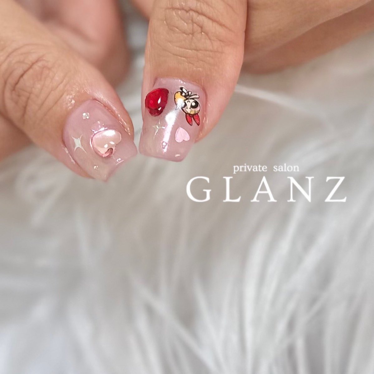 akipix1013's tweet photo. 今月のネイルーー💅パワパフ♡かわいーー❣️❣️ https://t.co/cwvkAzKyu4