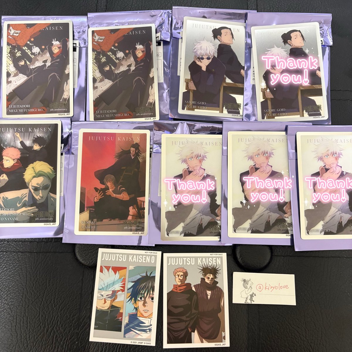 kiryolove's tweet photo. 【交換】呪術廻戦 ベースヤード  メタルカード メタカ 雑誌版権C

＊譲＊ 
画像1枚目より
・メタカ→虎杖、伏黒、五条、夏油、七海、真人、羂索
・特典→五条、乙骨、虎杖、脹相

＊求＊ 
画像2枚目💚印 
(伏黒単体>伏黒・虎杖・釘崎) 

大阪(梅田、なんば)手渡し希望です
よろしくお願いいたします。 https://t.co/54ZbvUfSw2