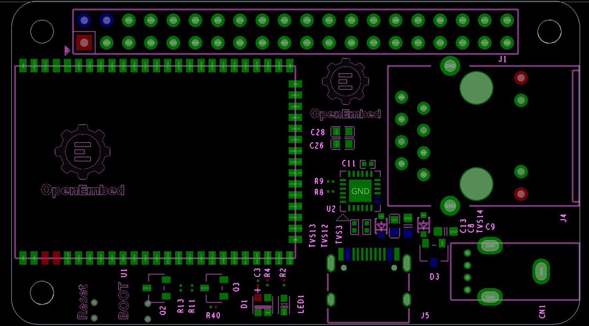 ebokify's tweet photo. ESP32-S31-PI, PCB design done. The dimensions is about 65x40mm.

🔥 Top 6 ESP32 eBooks 
https://t.co/TS4OaVKSTQ

#Industry40 #IndustrialIOT #INDUSTRY  #esp32 #esp32s31 #EdgeComputing #plc https://t.co/OoD4EYmNMQ