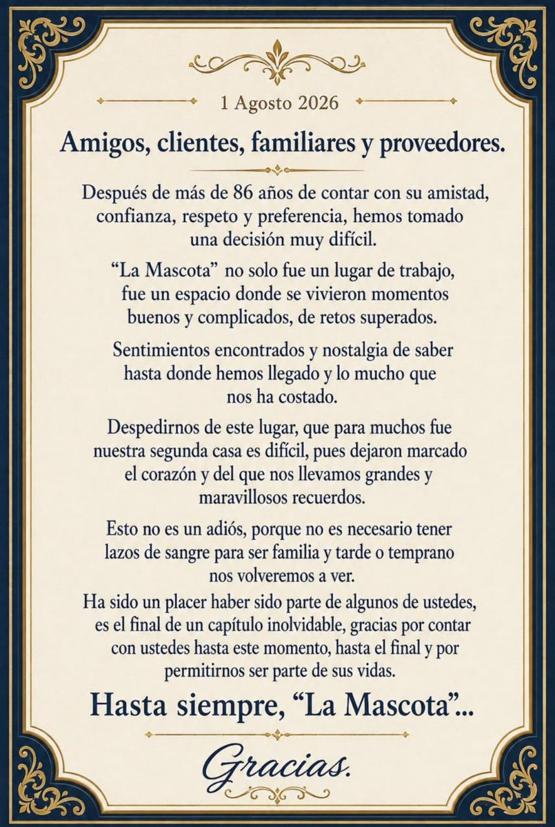 OscarBlancoCdmx's tweet photo. #ExploracionUrbana Tristeza infinita!! Cierra sus puertas, la histórica Cantina “La Mascota”, después de 86 años en funciones, Dolores 20 en el Barrio Chino, Centro #CDMX 🇲🇽🕷️
Vía @GuerreroPuma_ https://t.co/GCHE8p2AbF