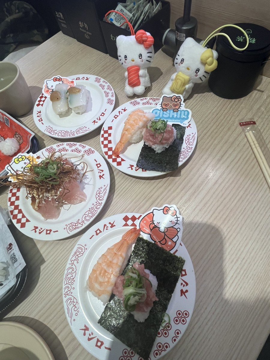 Ta0a777's tweet photo. スシローコラボ🍣可愛かった💖
#スシロー https://t.co/BFYcBWBRc6