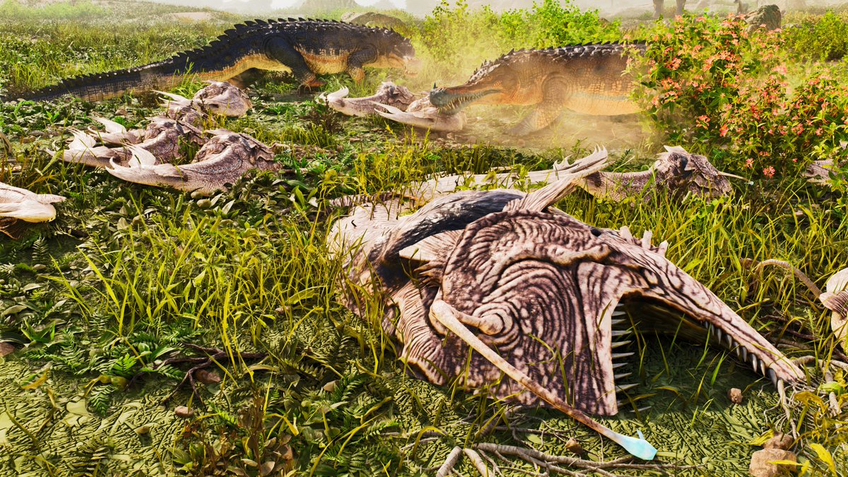Songbird_Gamer's tweet photo. I was honored to be hired by Sandi to take screenshots of the finalist mods in ModJam 2026! I'm going to share my favorite pics from each finalist. First up: Extraction Protocol! #PlayArk #ModJam2026 #ArkSurvivalAscended @survivetheark #photomode @comfywarlock @NotDollie @Jatheish