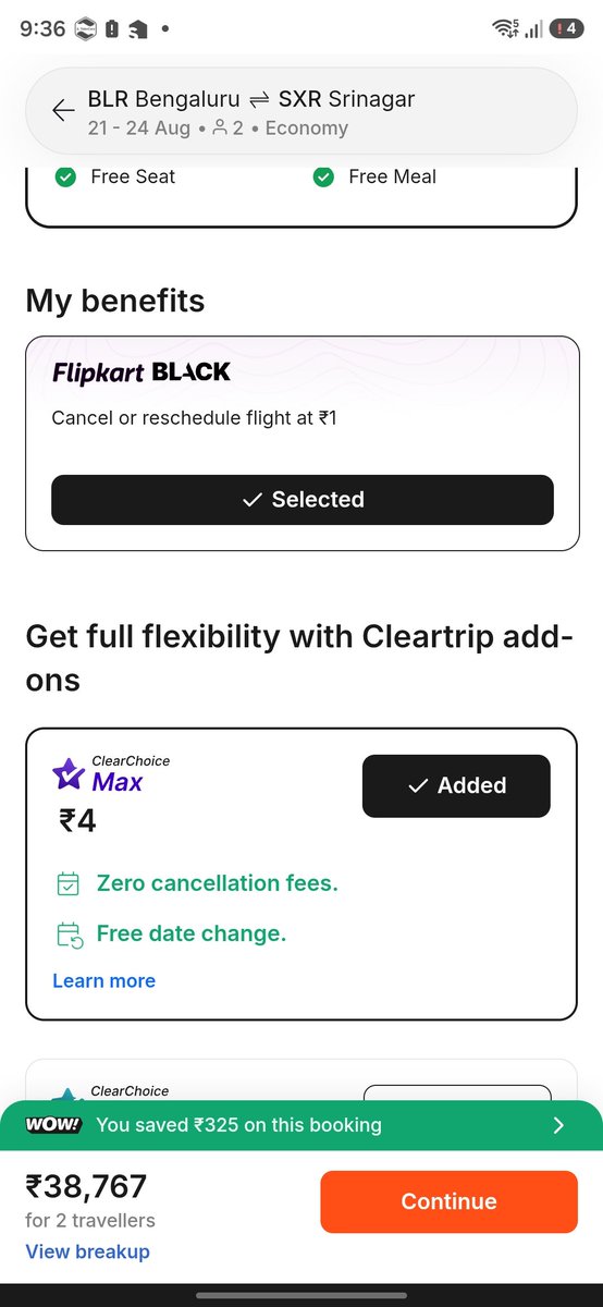 0xansh's tweet photo. @Cleartrip @Flipkart @flipkartsupport #FlipkartBlack #Cleartrip #ScamAlert #ConsumerRights #ScamAwareness @jagograhakjago @nch1915 https://t.co/8NZv7RJB2i