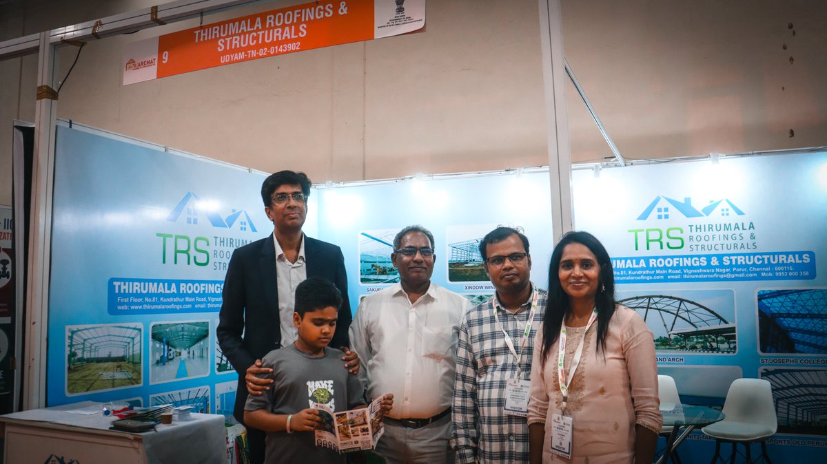TRS_01072017's tweet photo. 3 incredible days at WAREMAT 2026! Our team had a great time showcasing our PEB structures, connecting with industry visitors, and discussing warehousing and industrial building solutions. Thank you to everyone who stopped by our stall
#ThirumalaRoofings #TRS #WAREMAT2026 https://t.co/evLMzmjPN1