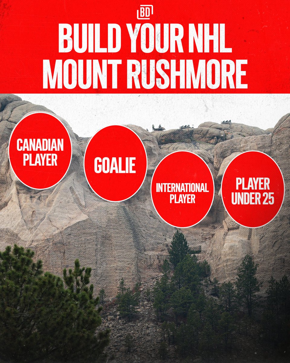 BarDown's tweet photo. Who makes your NHL Mount Rushmore? 🤔⛰️ https://t.co/7UhjjEn7Uo