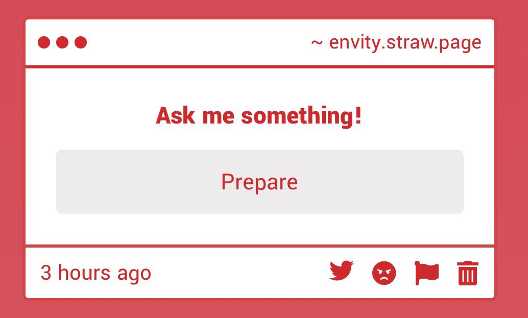 Envity_official's tweet photo. 1. i keep getting these what do i prepare for 🤔
2. HIIIII
3. blehh back https://t.co/6Tz1KQhEgY
