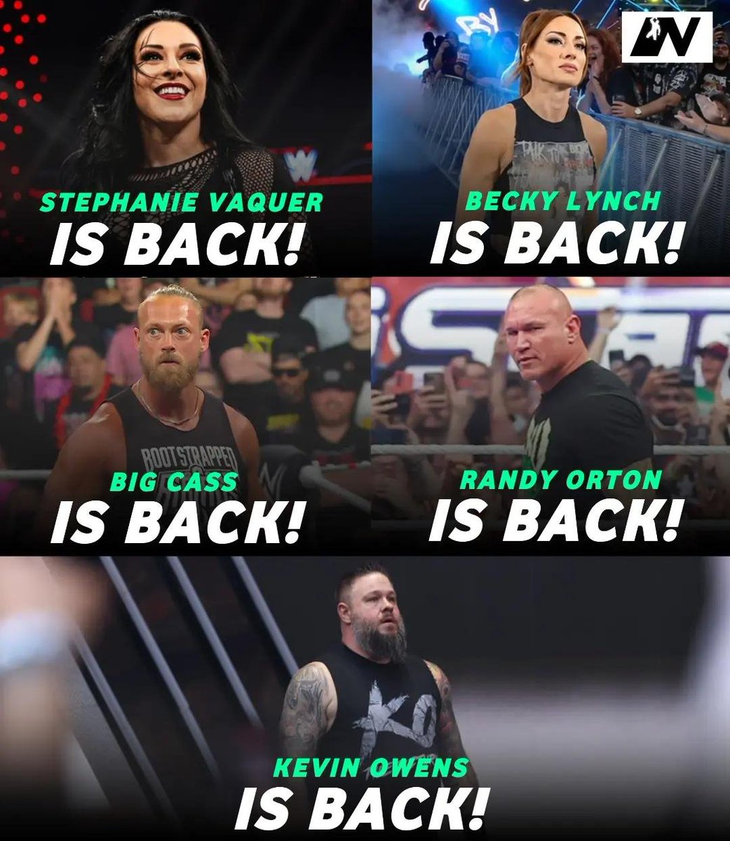RomanEra0's tweet photo. Big players are back in WWE 💪🔥 https://t.co/2B7o5SCj7P
