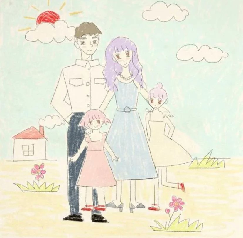 WhisperingNikki's tweet photo. Could this be the first clear, complete family portrait we've ever seen?🥹

📷Image 2: A family portrait Nikki drew when she was little.
From Shining Nikki 7th Anniversary
#InfinityNikki #无限暖暖 #無限暖暖 #인피니티니키 #インフィニティニキ #ShiningNikki https://t.co/Z7xV2oX59s
