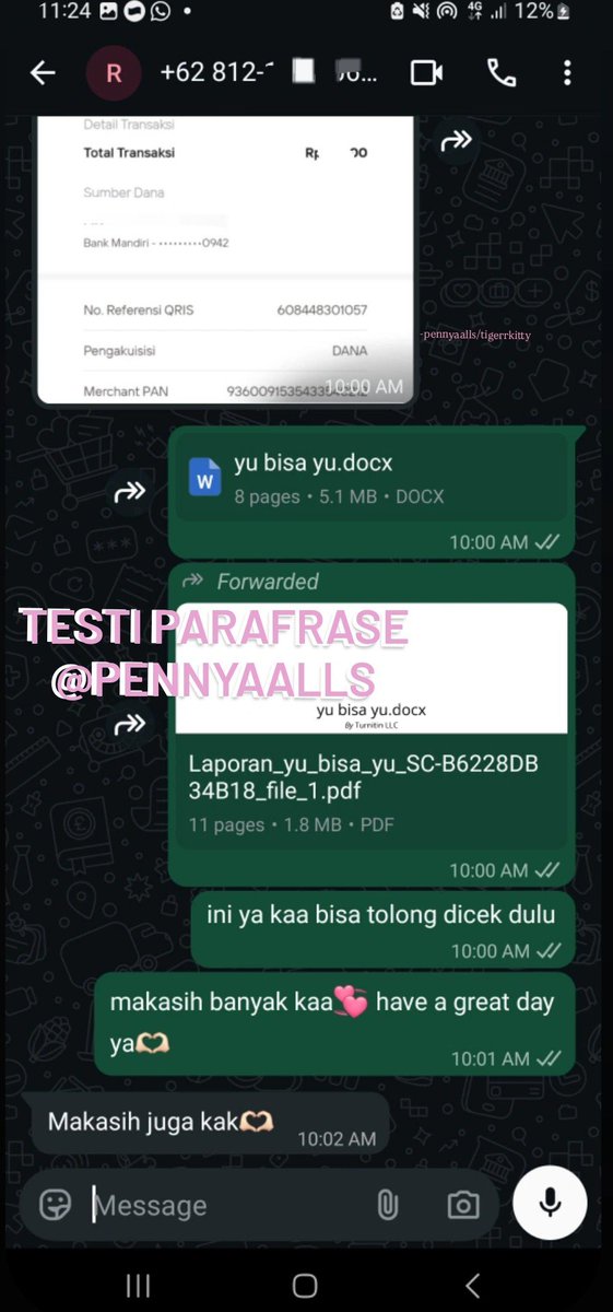 pennyaalls's tweet photo. (9) avail joki parafrase manual untuk turunin persen ai turnitin drillbit skripsi jurnal tugas artikel proposal makalah laporan tesis essay dsb! free revisi bisa untuk dl mepet! ☎️https://t.co/SCHd2BR9Qn https://t.co/YNk9POpwfF