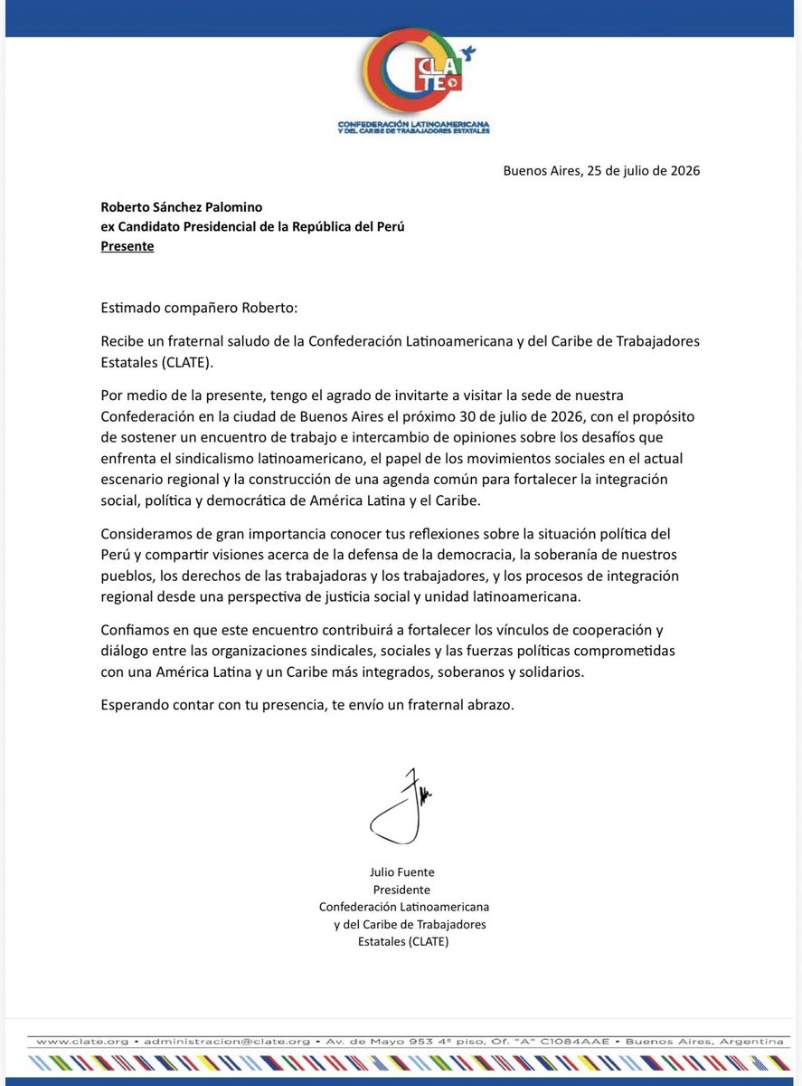 RobertoSanchP's tweet photo. Extraordinario diálogo y visita al Ex Presidente Argentino @alferdez quien me recibió en su casa en Buenos Aires. América Latina requiere perspectivas de solidaridad e integración regional en los ámbitos de la política, economía, sociedad y la cultura. 

Agradezco a la @EstatalesCLATE en Buenos Aires por la conversación colectiva sobre el sindicalismo estatal y sus desafíos en nuestra región. 

Y por supuesto muy clarificador  el intercambio socio politico con bancada parlamentaria de sectores de izquierda argentina en su sede legislativa. El fortalecimiento de procesos democráticos, DDHH y justicia social son fundamentales para países hermanos 

Mártires del Sur Peruano ¡Justicia!
Pedro Castillo ¡Libertad!