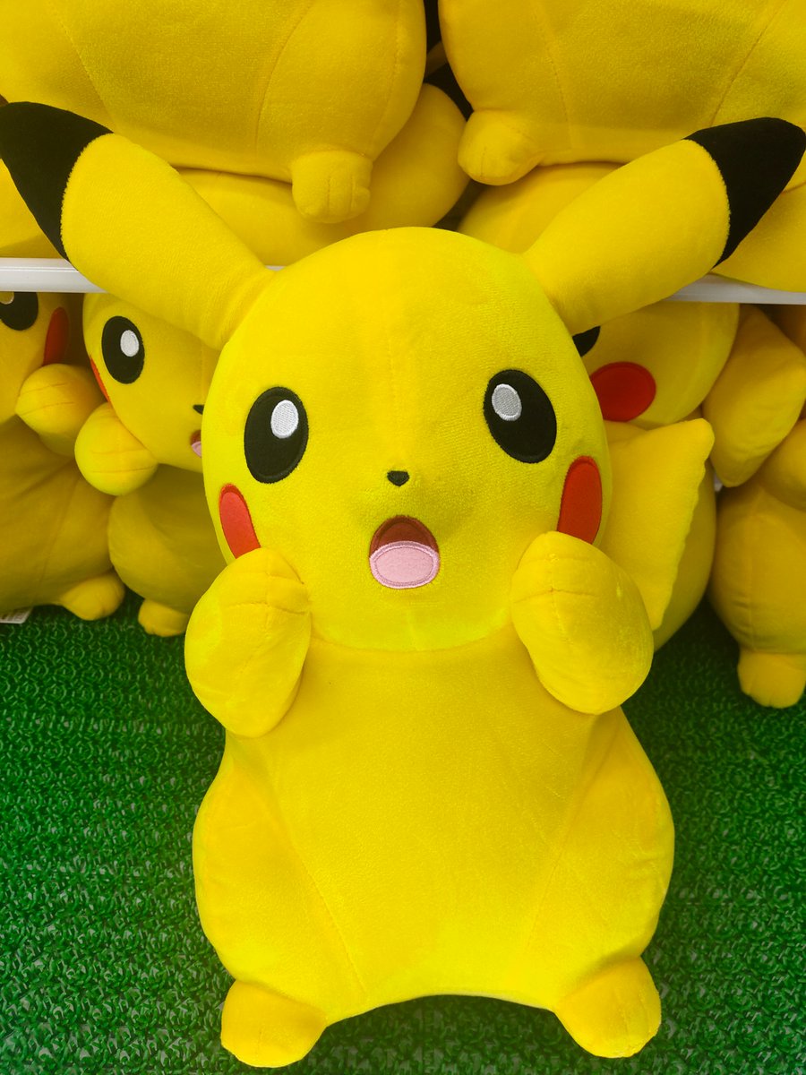 amuseum_mobara's tweet photo. 景品入荷情報！！ 
「#ポケットモンスター めちゃもふぐっとぬいぐるみ～ピカチュウ～びっくりver.」入荷しました♪  
ご来店お待ちしています。   

 #茂原 #クレーンゲーム #ゲームセンター #ゲーセン #ピカチュウ #ぬいぐるみ https://t.co/JchARRgXzm