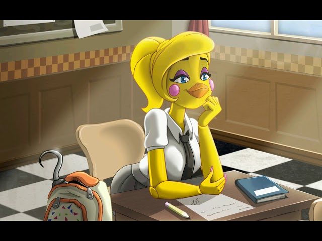 AmberLeeConnors's tweet photo. This is so funny seeing this come up again - yes I voice Toy Chica in the FNaF games 🐥 🔪 💕 https://t.co/3tOyED7lWc