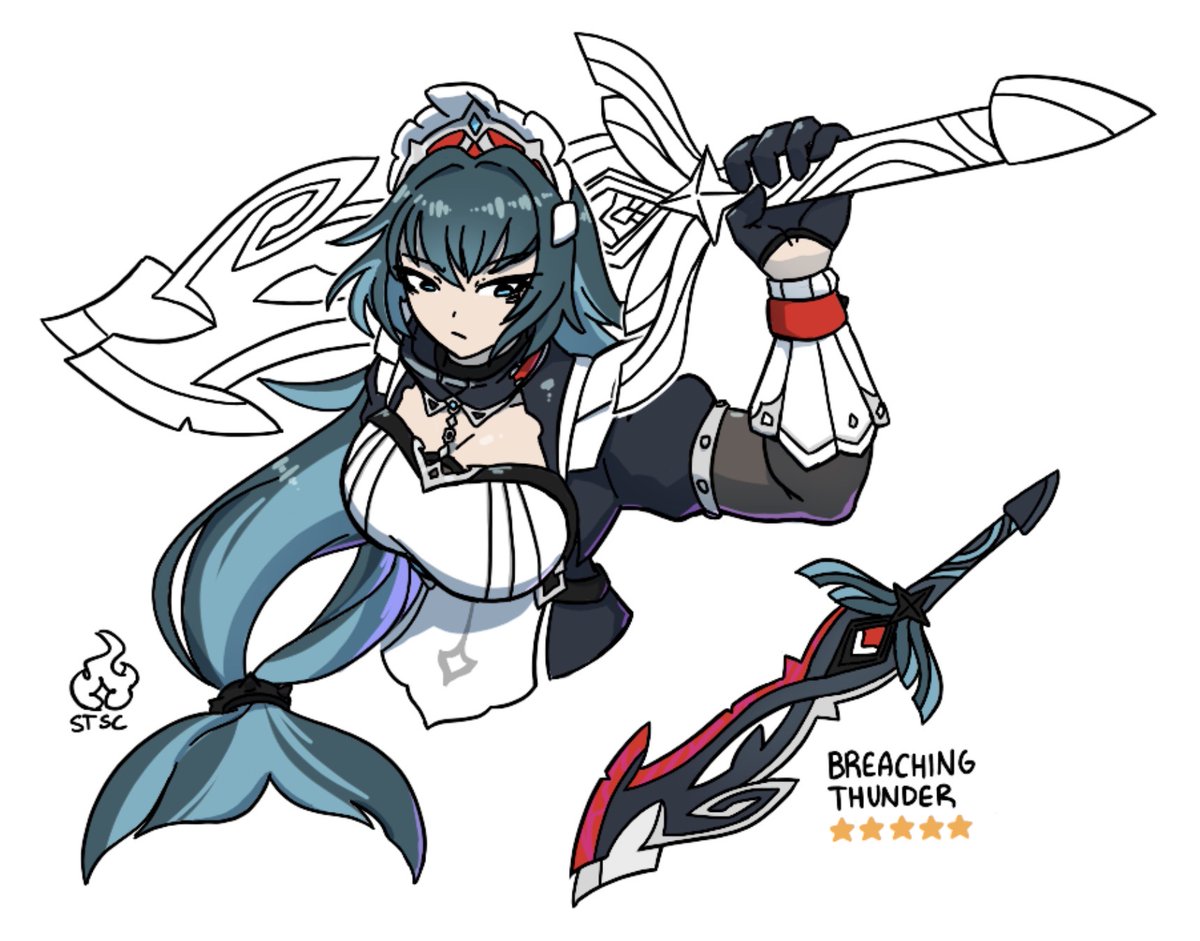 _starlitscarlet's tweet photo. Can’t imagine her with anything but a claymore so I designed one for her 

#danica https://t.co/zWDCoAQZEJ