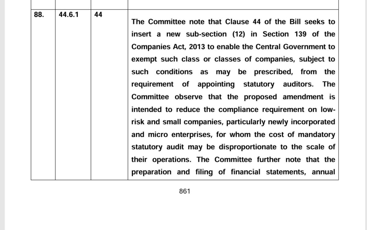 caanupam7's tweet photo. If attach these recommendations are implemented, it will deal a crushing blow to medium and small CA firms across Tier-2, Tier-3 cities, and small towns in India, where statutory audit assignments serve as the primary lifeline of practice. Over the past few years, small-town practitioners have systematically lost crucial revenue streams with GST audit eliminated, bank audits drastically reduced, and tax audit thresholds raised shrinking the client pool to critical levels. Exempting private limited companies under the guise of "Ease of Doing Business" threatens to wipe out what little remains, compromising financial discipline and transparency in local businesses while crippling independent firms.

It is deeply concerning that our elected ICAI leadership has yet to take a strong, visible stand before the Parliamentary Joint Committee or the Ministry of Corporate Affairs on a matter of such critical importance to our profession. 
As someone who has consistently spoken up against decisions that adversely affect our members and students even while facing multiple Disciplinary Committee (DC) notices for raising these issues. 
I remain firm in my commitment. Such challenges will not deter me from voicing the genuine concerns of small-town practicing CAs.

Statutory audits are essential to preventing systemic financial discrepancies and maintaining overall stakeholder trust across the business ecosystem. If our Institute does not proactively present the ground realities and contest these recommendations right now, the future of thousands of independent CAs will be severely impacted. I will continue to advocate for the rights and sustainability of our fraternity, regardless of the personal challenges involved. @atulmodani @CAChirag @ruwatiaofficial @akhilpachori @CA_AkshatS @Thisissamarpit