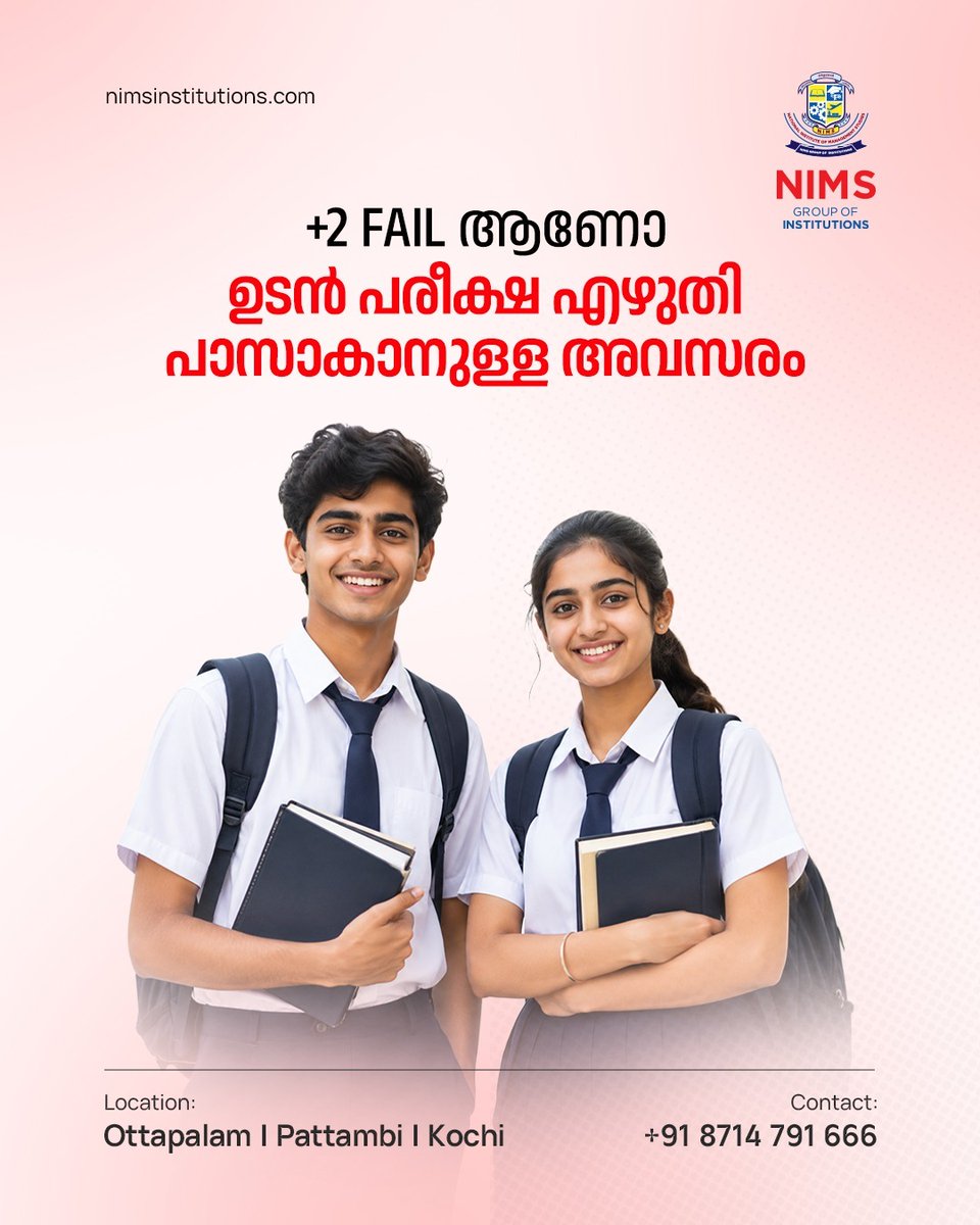 NIMSINSTITUTION's tweet photo. Your Result Doesn't Define Your Future. Your Determination Does.

Didn't clear your +2 exams? Don't let one setback stop you from achieving your dreams. Every successful journey begins with the courage to try again. https://t.co/lfreGaoqpV