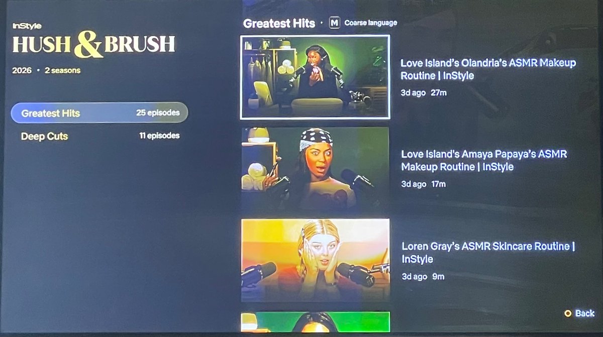 Mikaylashanae's tweet photo. Please forgive the terrible quality of my tv but I saw they put some of Olandria’s interviews on Netflix! Gonna binge them later https://t.co/c7zUueuulu