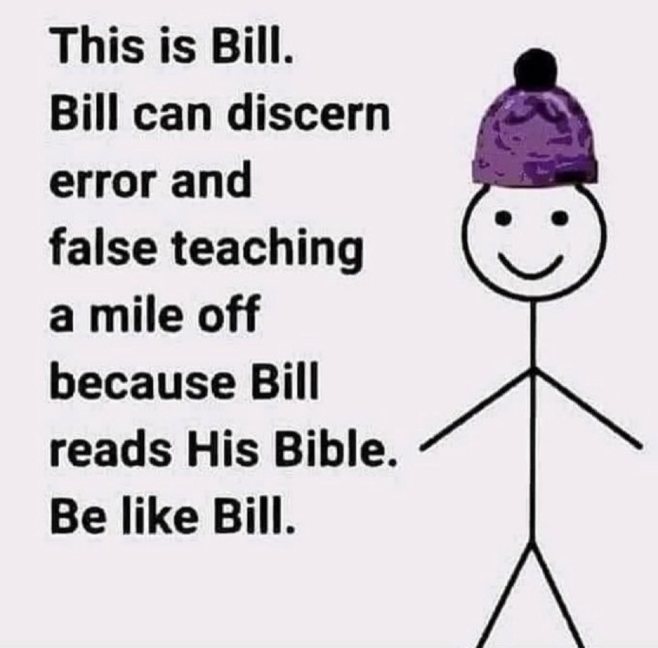 sola_chad's tweet photo. Be like Bill 📖✝️💯 https://t.co/IMgVxV3Inu