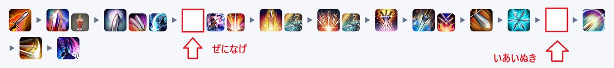 ff14ss_lydia's tweet photo. 魔の塔にソロで行く場合は
「ナイト」+サポジョブ「侍」が火力も防御面も安定していたのでひとまず回しをいあいぬきはリキャストがずれるので一番最後に

薬は効果があるみたいだけど「ぜになげ」と「いあいぬき」は参照ステータスが違うようで薬の効果はのらないようです（使わなくてもいい） https://t.co/aZTkuPy1Rv