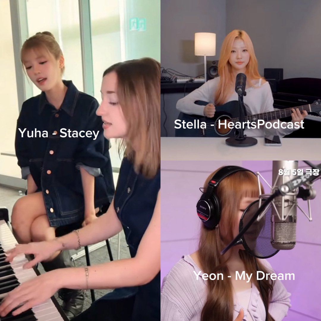 tee_dump's tweet photo. 3 vocal line Hearts2Hearts satu per satu udah dapat kesempatan nunjukkin talenta ma vokal mereka..

1. Stella dua kali dan bahkan full nyanyi di HeartsPodcast.
2. Ye-on dapat “My Dream” sebagai lagu ost
3. Yuha bahkan sempat collab main piano bareng penyanyi, dapat lagu ost juga..

Terus Carmen?… sebaik”nya carmen dia pasti ada mikir…kapan ya giliranku. 
Ngebayangin member lain misalnya pamitan mau buat konten solo..terus lu yang belum dapat kesempatan..tuh deg banget di dada..😭😭😭

Hello, SM…
Masa vokalis sekelas Carmen cuma dibiarin nyanyi di ruang latihan vokal terus rekam sendiri pake hp ? 
Are you kidding me sir? ….actually aku kesel